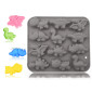 Molde silicona dinosaurios gomitas y chocolates
