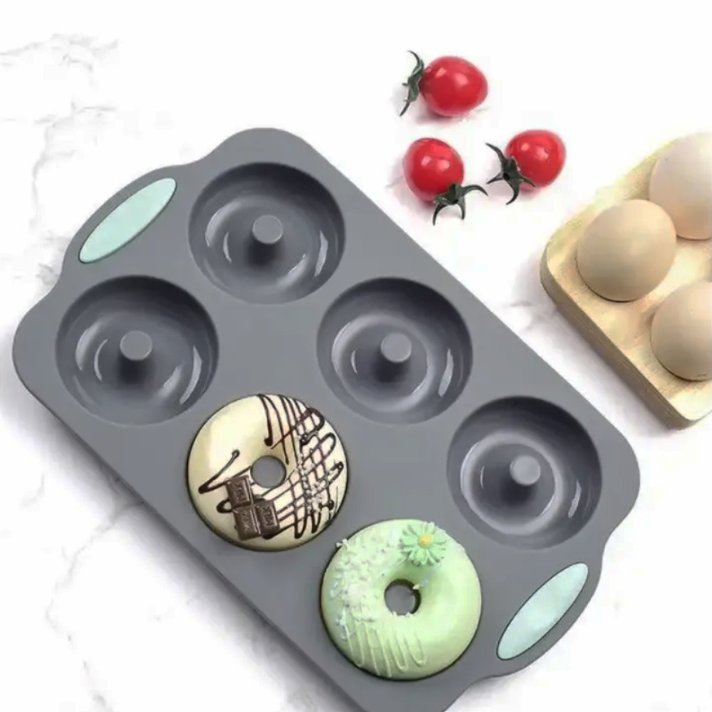 Molde silicona pro donuts x 6