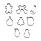 Juego cortadores navideños snowman x 8 pcs