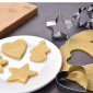 Juego cortadores arbol de navidad x 10pcs