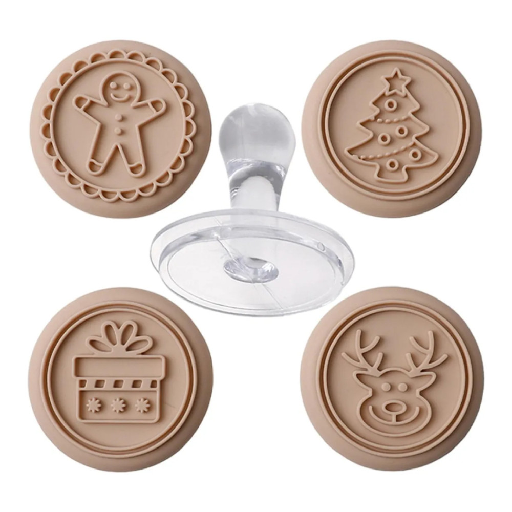 Juego sellos de navidad x4