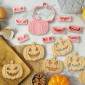 Juego cortadores calabaza con sello 3D
