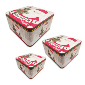 Juego tarros merry santa x 3 Und