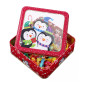 Tarro ventana pinguinos 15x15x 5.7 Cm 