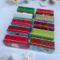 Tarros navideños rectangulares  11x6 x 4 cm