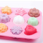 Molde silicona mini postres x 12 cav