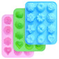 Molde silicona mini postres x 12 cav