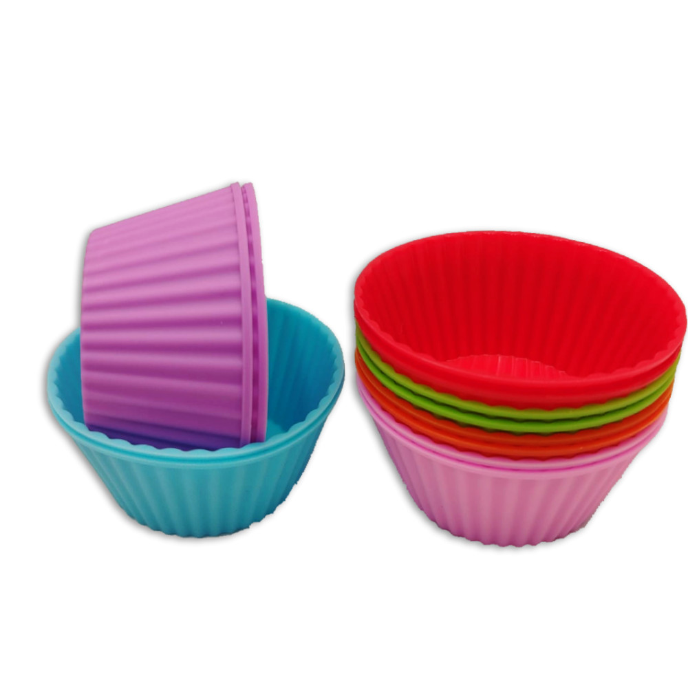 Molde silicona cupcakes x 10 und 