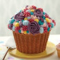 Molde silicona cupcake gigante 