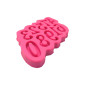 Molde silicona numeros funky