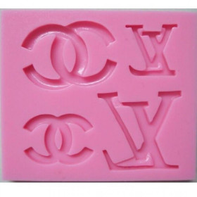 Molde silicona Louis Vuitton y Chanel