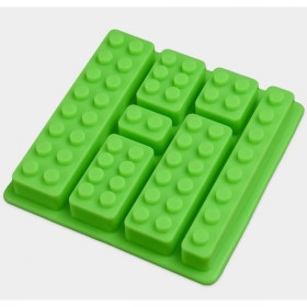 Molde silicona fichas de lego