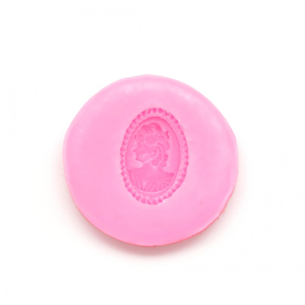 Molde silicona lady camafeo 