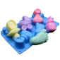 Molde silicona ponque baby shower x 6 cav