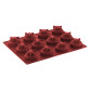 Molde silicona postre corazones  X 12 CAV