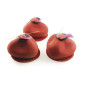 Molde silicona postre corazones  X 12 CAV
