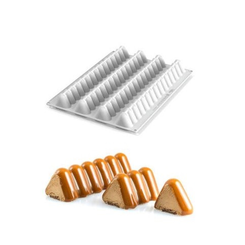 Molde mousse Caterpillar trenzado