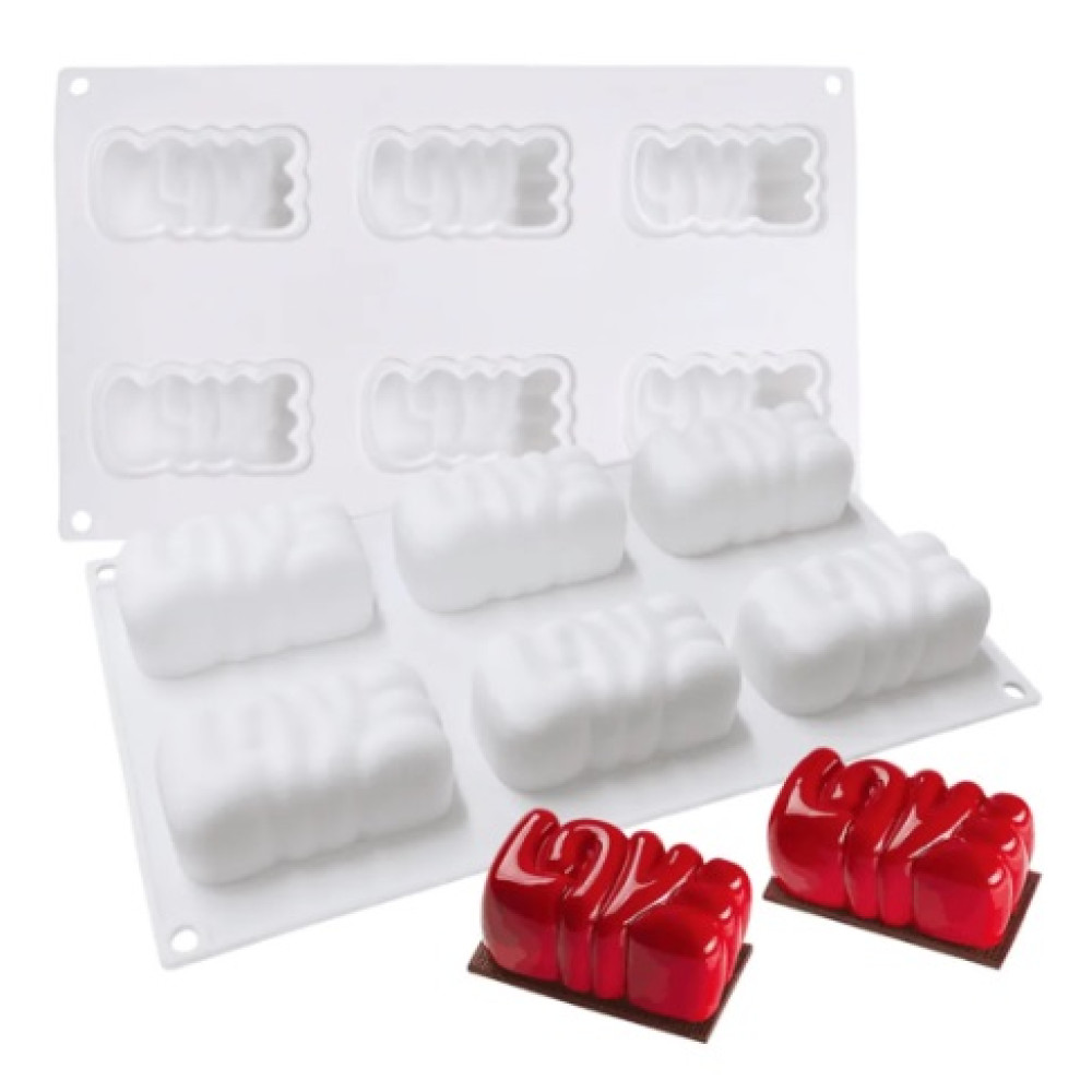 Molde postre barritas x 6