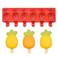 Molde paleta piñas x 6 Cav