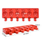 Molde paleta piñas x 6 Cav