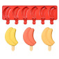 Molde paleta Banano x 6 Cav