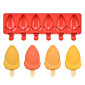 Molde paleta Fresas x 6 Cav