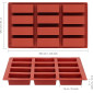 Molde silicona Tableticas de chocolate x 12 cav