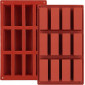 Molde silicona Tableticas de chocolate x 12 cav
