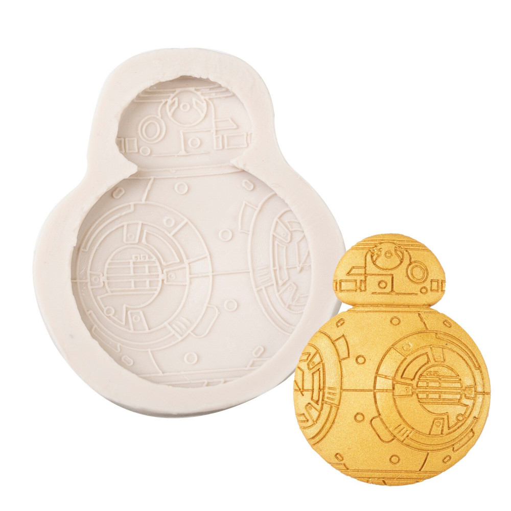 Molde silicona Robot sphero star wars