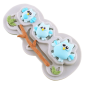 Molde silicona búhos