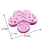 Molde silicona flor de flores
