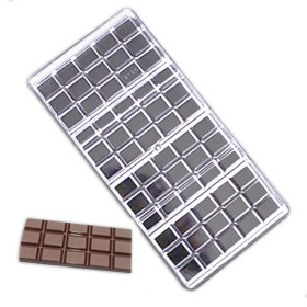 Molde policarbonato chocolatinas x 4 Cav 