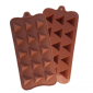 Molde silicona piramides x15 cav