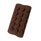 Molde silicona choco trufa x 15 cav