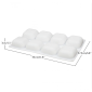 Molde silicona profesional cuadrados x 8 cav