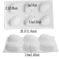 Molde silicona profesional de piedra x 6 cav 