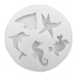Molde silicona animales de mar x 5 cav