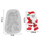 Molde silicona papá noel 