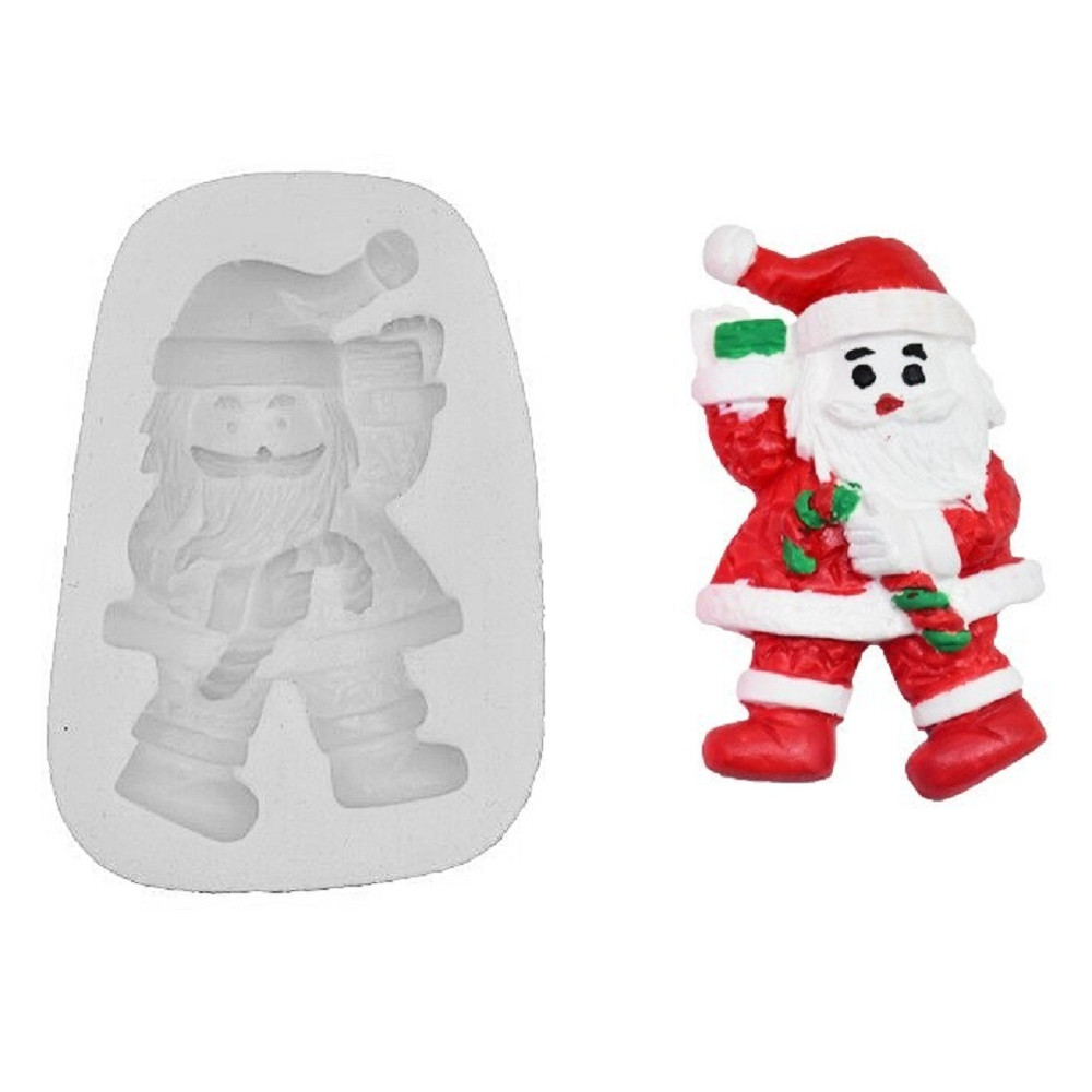 Molde silicona papá noel 