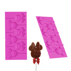 Molde sil colombina minnie x 6 cav