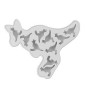Molde silicona gomitas canguros x 10 cav