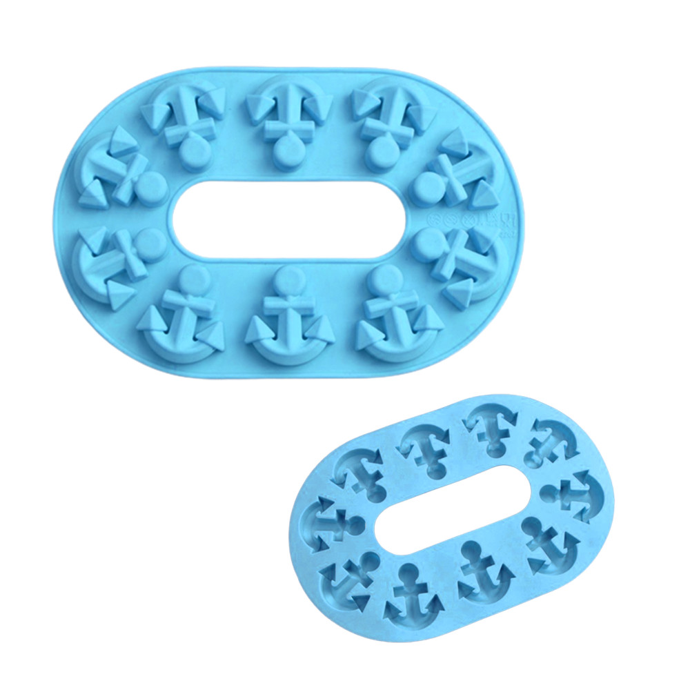 Molde silicona gomitas ancla x10
