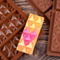 Molde barritas de chocolate geométricas x 6 cav