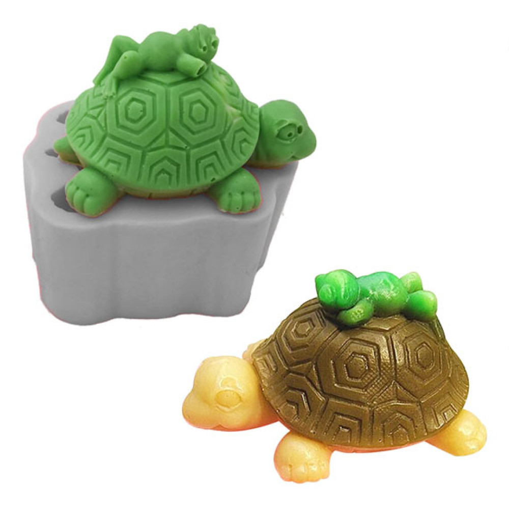 Molde silicona tortuga grande