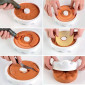 Molde mousse olas con hueco