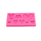 Molde silicona san valentin x 9 cav