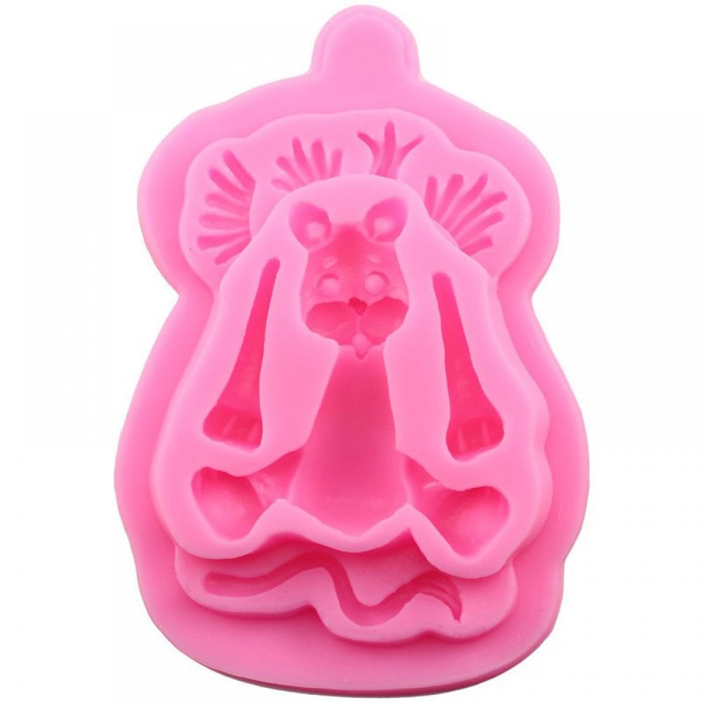Molde silicona león 3D Sentado