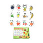 Juego cortadores frutas x 12 und