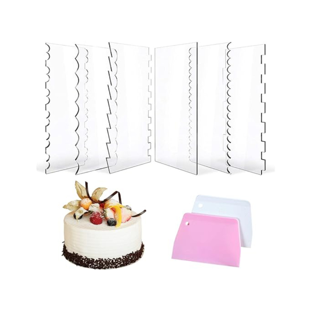 Alisadores plasticos altos para decorar x 4 und