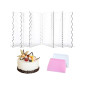 Alisadores plasticos altos para decorar x 4 und